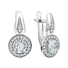 Серьги Talant - Серебро 925, Фианит (арт. 10-72-0001-28740)