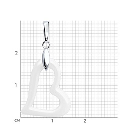 Подвеска SOKOLOV - Серебро 925, Керамика (арт. 94032811)