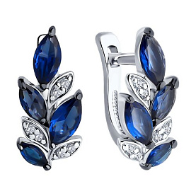 Серьги SOKOLOV - Серебро 925, Фианит (арт. 94026510)