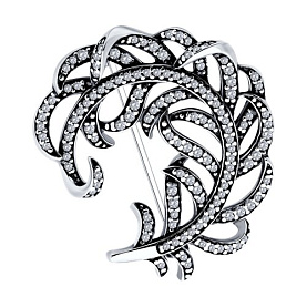 Брошь Diamant - Серебро 925, Фианит (арт. 95-140-02005-1)