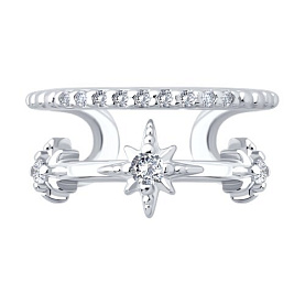 Кольцо SOKOLOV - Серебро 925, Фианит (арт. 94014448)