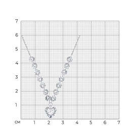 Колье Diamant - Серебро 925, Фианит (арт. 94-170-00255-2)