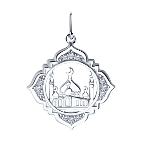 Подвеска SOKOLOV - Серебро 925, Фианит (арт. 94031245)