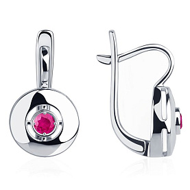 Серьги Platinum Lab. - Платина 950 (арт. ПС-033Р-01)