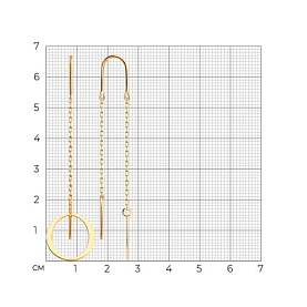 Серьги SOKOLOV - Золото 375 (арт. 029186-4)
