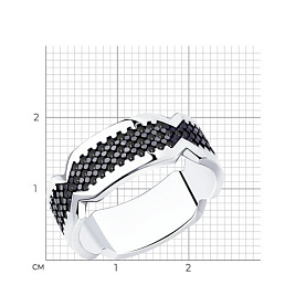 Кольцо SOKOLOV - Серебро 925, Фианит (арт. 94013576)