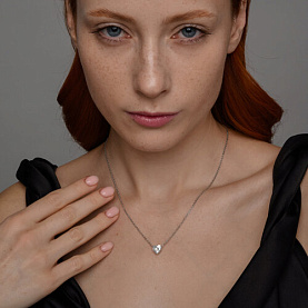 Колье SOKOLOV - Серебро 925, Фианит (арт. 94070215)