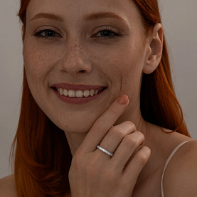 Кольцо SOKOLOV - Серебро 925, Фианит (арт. 94013832)