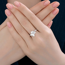 Кольцо SOKOLOV - Серебро 925, Фианит (арт. 94014728)