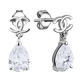 Серьги Talant - Серебро 925, Фианит (арт. 12-72-0001-14065)