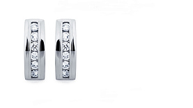 Серьги Platinum Lab. - Платина 950, Бриллиант (арт. ПС-021-01)