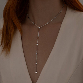 Колье SOKOLOV - Серебро 925, Фианит (арт. 94070670)