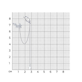 Серьга SOKOLOV - Серебро 925, Фианит (арт. 94170407)