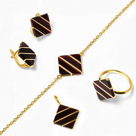 Браслет Максипром - Серебро 925, Янтарь (арт. 240 3051 201)