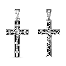 Подвеска Иллада - Серебро 925, Фианит (арт. с080134)