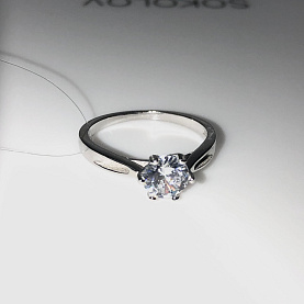 Кольцо Фиделис - Серебро 925, Фианит (арт. SET17909R)