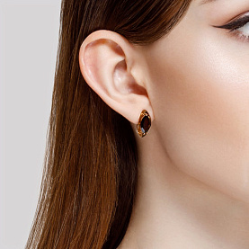Серьги SOKOLOV - Золото 585, Гранат (арт. 725842)