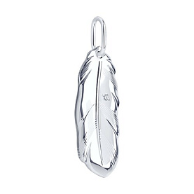 Подвеска SOKOLOV - Серебро 925, Фианит (арт. 94031290)