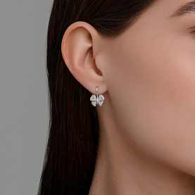 Серьги Diamant - Серебро 925, Фианит (арт. 94-120-02184-1)