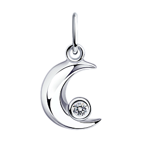 Подвеска Diamant - Серебро 925, Фианит (арт. 94-130-01078-1)