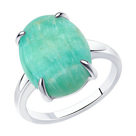 Кольцо Diamant - Серебро 925, Амазонит (арт. 94-310-00972-1)