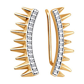 Серьги Diamant - Серебро 925, Фианит (арт. 93-120-02102-2)