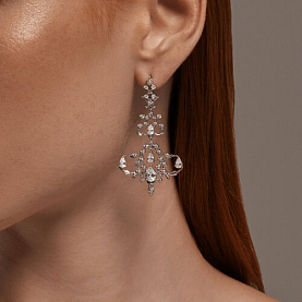 Серьги SOKOLOV - Серебро 925, Фианит (арт. 94026668)