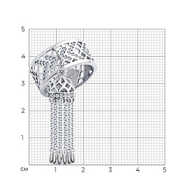 Кольцо SOKOLOV - Серебро 925, Фианит (арт. 94013902)