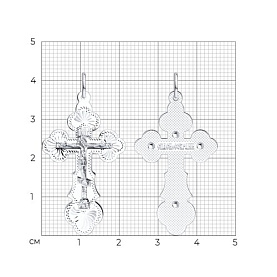 Подвеска Diamant - Серебро 925 (арт. 94-131-02212-1)
