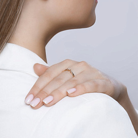 Кольцо SOKOLOV - Золото 585, Бриллиант (арт. 1011495)