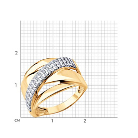 Кольцо SOKOLOV - Серебро 925, Фианит (арт. 93011192)