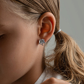 Серьги SOKOLOV - Серебро 925, Фианит (арт. 94021414)