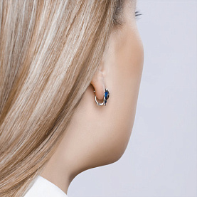 Серьги SOKOLOV - Серебро 925, Эмаль (арт. 94023129)