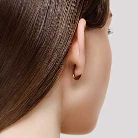 Серьги SOKOLOV - Золото 585, Фианит (арт. 027186)