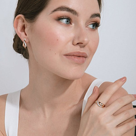 Кольцо ЮФ Династия - Золото 375, Фианит (арт. 024771-5102)