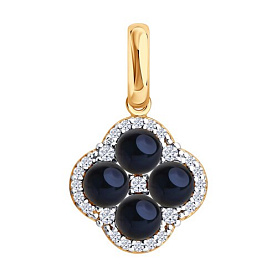 Подвеска SOKOLOV - Серебро 925, Жемчуг культивированный, Фианит (арт. 92030884)