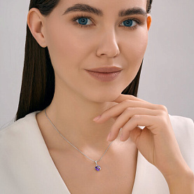 Подвеска Diamant - Серебро 925, Анальцимолит (арт. 94-130-02383-3)