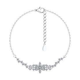 Браслет SOKOLOV - Серебро 925, Фианит (арт. 94051636-91)