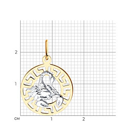 Подвеска SOKOLOV - Золото 375 (арт. 031301-4)