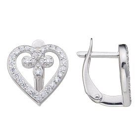 Серьги EFREMOV - Серебро 925, Фианит (арт. 12100113996-501)