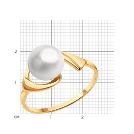 Кольцо Diamant - Серебро 925, Жемчуг культивированный (арт. 93-310-02627-1)