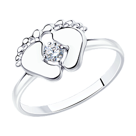 Кольцо SOKOLOV - Серебро 925, Фианит (арт. 94012124)