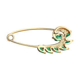 Брошь SOKOLOV - Золото 585, Агат (арт. 740207)