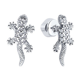 Серьги SOKOLOV - Серебро 925, Фианит (арт. 94025990)