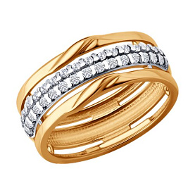 Кольцо SOKOLOV - Серебро 925, Фианит (арт. 93011186)