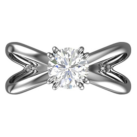 Кольцо POKROVSKY - Серебро 925, Фианит (арт. 1101340-00775)