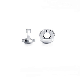 Серьги Platinum Lab. - Платина 950, Сапфир (арт. ПС-012С-01)