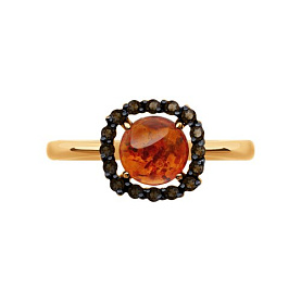 Кольцо Diamant - Золото 585, Раухтопаз, Янтарь (арт. 51-310-02323-1)