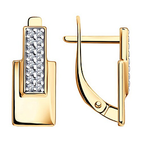 Серьги Diamant - Серебро 925, Фианит (арт. 93-120-02443-1)