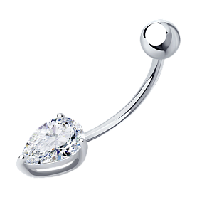Пирсинг SOKOLOV - Серебро 925, Фианит (арт. 94060066)